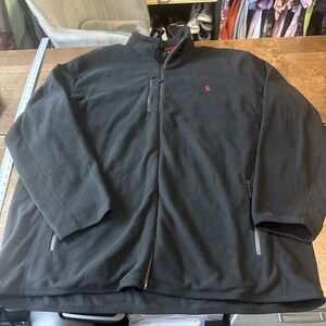 Polo Ralph Lauren Performance Full Zip Fleece Jacket Mens Size 2XLT Tall Long